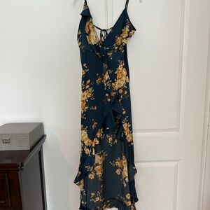 Floral Navy Dress